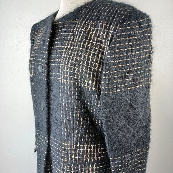 EUC Laura Leigh Ltd Women's Wool Blazer and Skirt Set Size 10 - Picture 4 of 11